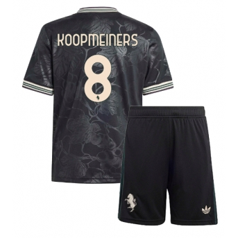 Juventus Teun Koopmeiners #8 Maglia Gara Terza Repliche 2025-26 Bambino Maniche Corte